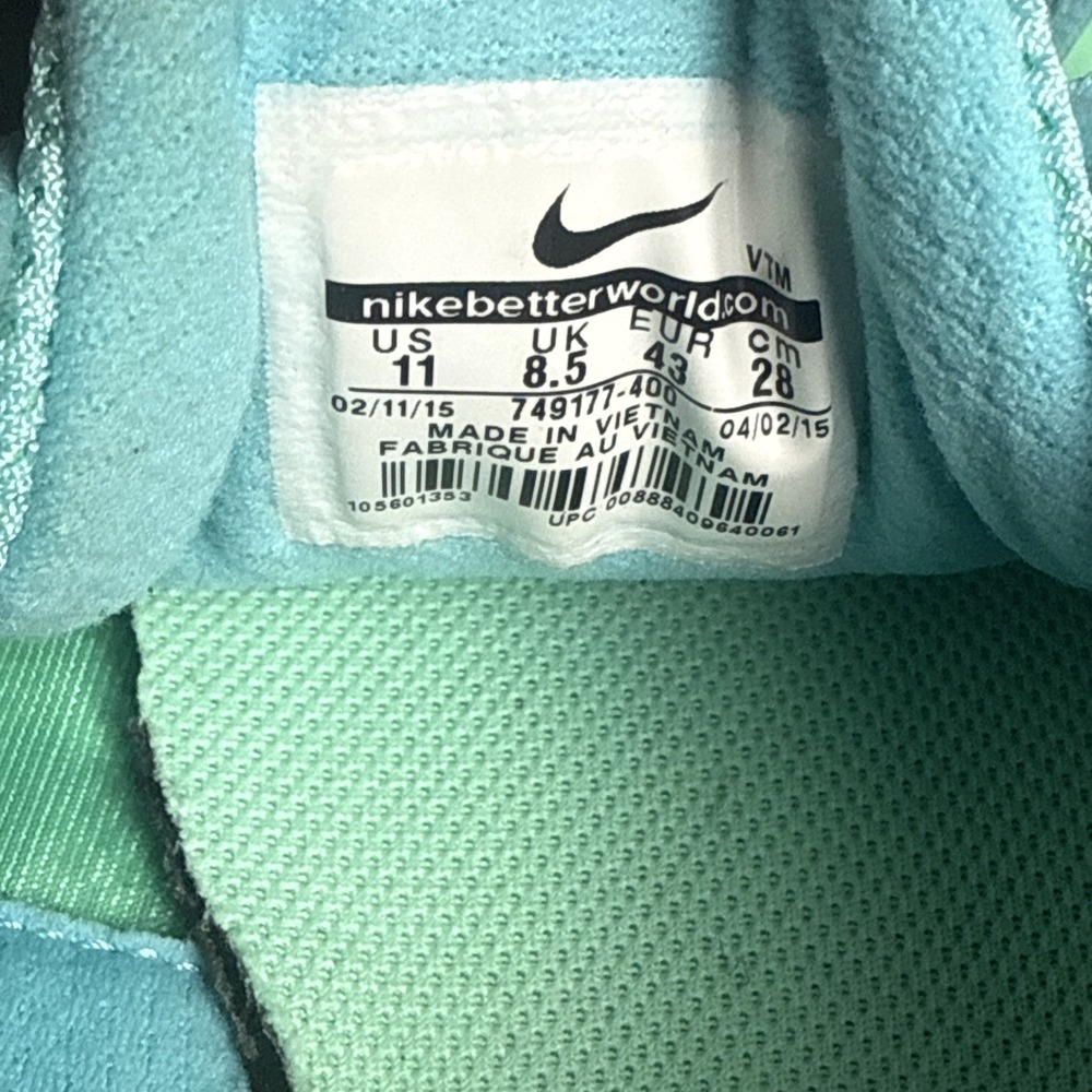 Nike Flex Experience RN 4 Womens Blue Mesh Trainers  Shoes Size 11 - Picture 10 of 10